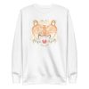 unisex-premium-sweatshirt-white-front-6a1ad0dedf8cc.jpg Mullet Tiger Sweatshirt