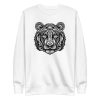 unisex-premium-sweatshirt-white-front-6a1ad1276e0be.jpg Tiger Mandala Sweatshirt