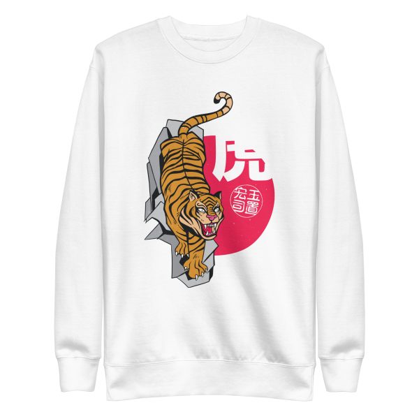 unisex-premium-sweatshirt-white-front-6a1ad2eaad4b1.jpg Japanese Tiger Sweatshirt