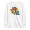 unisex-premium-sweatshirt-white-front-6a1ad91706dd0.jpg Angry Gorilla Baseball Sweatshirt