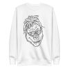 unisex-premium-sweatshirt-white-front-6a1ada36cca4d.jpg Gorilla Hand Drawn Sweatshirt
