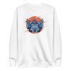 unisex-premium-sweatshirt-white-front-6a1ada7d6eb06.jpg Gorilla Meditating Sweatshirt