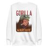 unisex-premium-sweatshirt-white-front-6a1adb0e59ed3.jpg Gorilla Warfare Sweatshirt