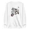 unisex-premium-sweatshirt-white-front-6a1aedfbe59e4.jpg Gorilla Taxi Sweatshirt