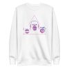 unisex-premium-sweatshirt-white-front-6a1aef4cd09ed.jpg Monkey Heads Sweatshirt