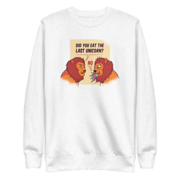 unisex-premium-sweatshirt-white-front-6a1af20607335.jpg Funny Lions Sweatshirt