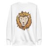 unisex-premium-sweatshirt-white-front-6a1af59a95804.jpg Leo Zodiac Sweatshirt