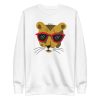 unisex-premium-sweatshirt-white-front-6a1afe1425873.jpg Cool Mountain Lion Sweatshirt