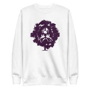 unisex-premium-sweatshirt-white-front-6a1b02e0a8961.jpg Lion Tree Sweatshirt
