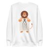 unisex-premium-sweatshirt-white-front-6a1bb97f7a236.jpg Lion Eye Chart Sweatshirt