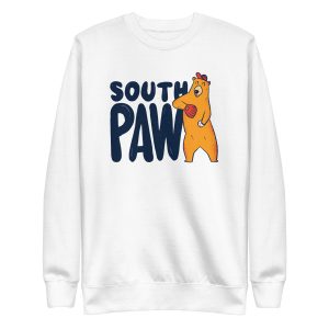 unisex-premium-sweatshirt-white-front-6a1bc4355571e.jpg Baseball Bear Sweatshirt