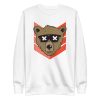 unisex-premium-sweatshirt-white-front-6a1bc477a0700.jpg Cool Bear Sweatshirt