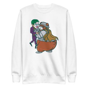 unisex-premium-sweatshirt-white-front-6a1bc5637b5a9.jpg Bear Bat Sweatshirt