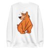unisex-premium-sweatshirt-white-front-6a1bc5f918fe9.jpg Comic Bear Sweatshirt