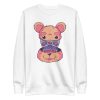 unisex-premium-sweatshirt-white-front-6a1bc688ddb0d.jpg Robot Teddy Bear Sweatshirt