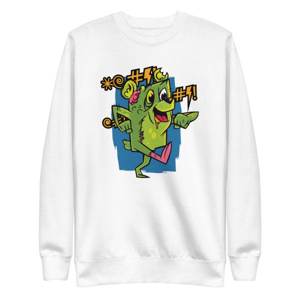 Cursing Zombie Teddy Bear Sweatshirt