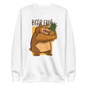 unisex-premium-sweatshirt-white-front-6a1bd45d81f71.jpg Bear Fruit Sweatshirt
