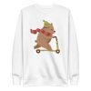 unisex-premium-sweatshirt-white-front-6a1bddaf059df.jpg Scooter Bear Sweatshirt