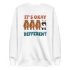 unisex-premium-sweatshirt-white-front-6a1bdefa38136.jpg Different Bears Sweatshirt