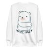 unisex-premium-sweatshirt-white-front-6a1be03b88591.jpg Bear Hug Sweatshirt