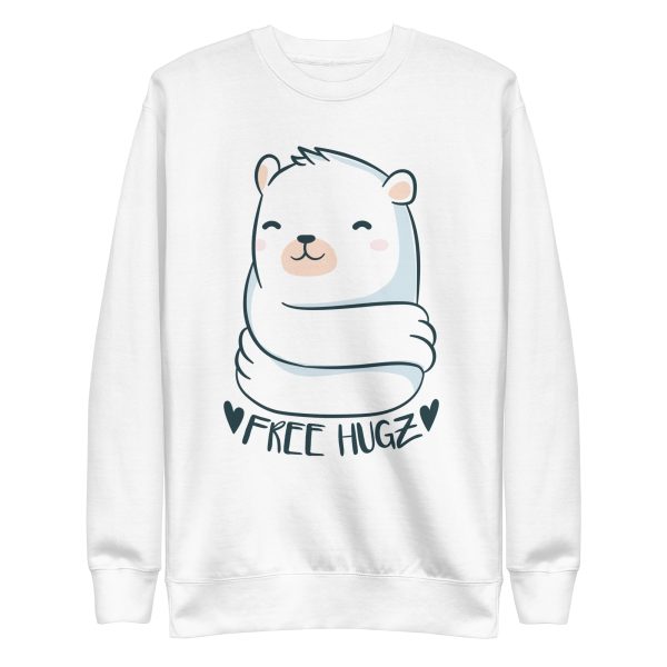 unisex-premium-sweatshirt-white-front-6a1be03b88591.jpg Bear Hug Sweatshirt