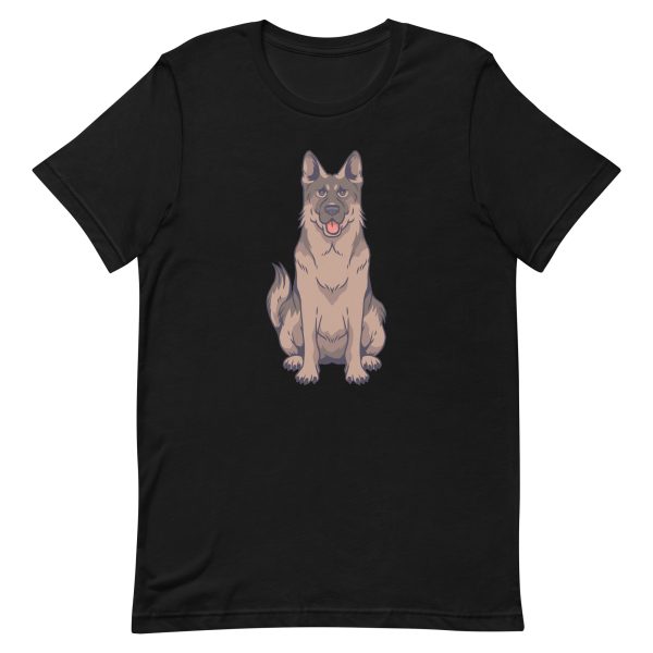 unisex-staple-t-shirt-black-front-6a15923309304.jpg German Shepherd Dog T-Shirt