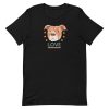 unisex-staple-t-shirt-black-front-6a15af0a4bd5b.jpg Pitbull Terrier Head Love T-Shirt