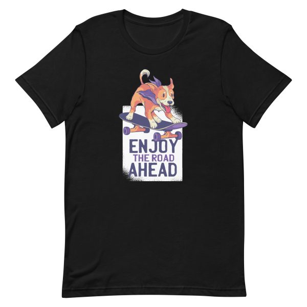 unisex-staple-t-shirt-black-front-6a164fefcce7c.jpg Dog Skate T-Shirt