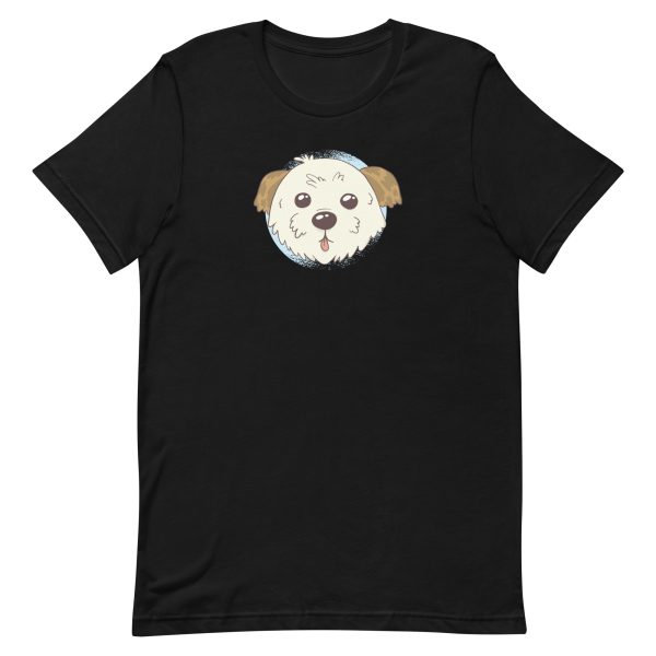 unisex-staple-t-shirt-black-front-6a1652d704d6c.jpg Cute Morkie Dog T-Shirt