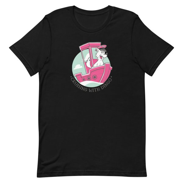 unisex-staple-t-shirt-black-front-6a16897dab920.jpg Dog Captain T-Shirt