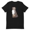 unisex-staple-t-shirt-black-front-6a16907b8b98d.jpg Australian Shepherd Dog T-Shirt
