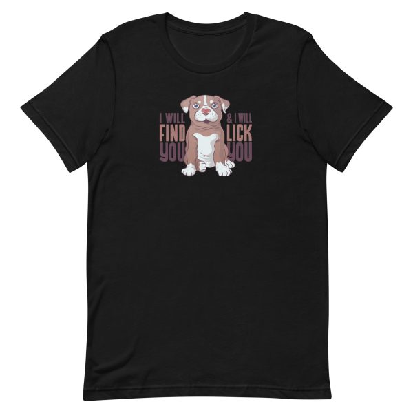 unisex-staple-t-shirt-black-front-6a1693ad3bd0f.jpg Pit Bull Puppy T-Shirt