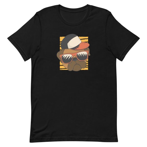unisex-staple-t-shirt-black-front-6a16c43670c2e.jpg Cool Pug T-Shirt