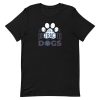 unisex-staple-t-shirt-black-front-6a16c885295e8.jpg Distracted By Dogs T-Shirt