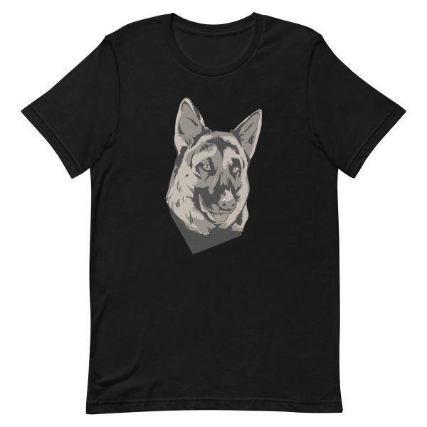 unisex-staple-t-shirt-black-front-6a16c8deb9cc3.jpg German Shepherd Pet T-Shirt