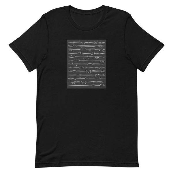 Doodle Lined Cats T-Shirt
