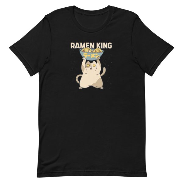 unisex-staple-t-shirt-black-front-6a16e5b606959.jpg Ramen King T-Shirt
