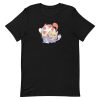 unisex-staple-t-shirt-black-front-6a16e7c85f171.jpg Cute Cats Playing T-Shirt