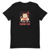 unisex-staple-t-shirt-black-front-6a16eb8c87f97.jpg Sushi Cat T-Shirt