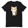 unisex-staple-t-shirt-black-front-6a16ece339c8a.jpg Angry Cat T-Shirt