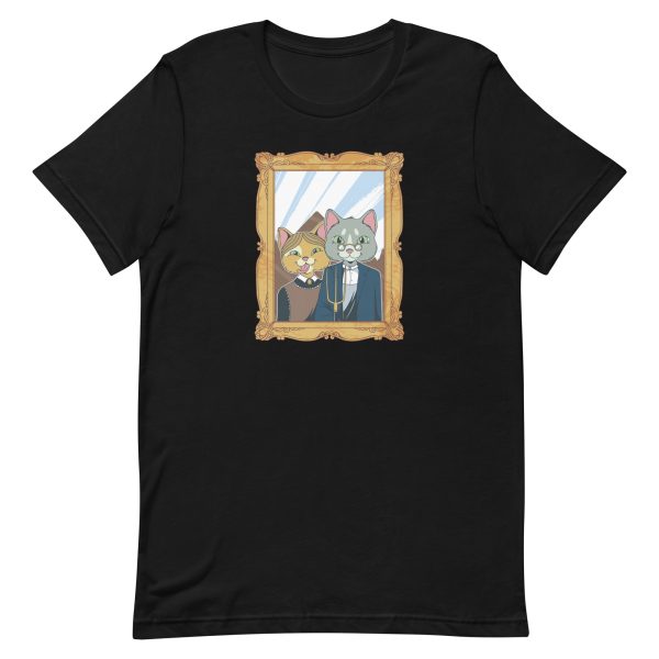 unisex-staple-t-shirt-black-front-6a16ee9c3ece9.jpg Farmer Cats T-Shirt