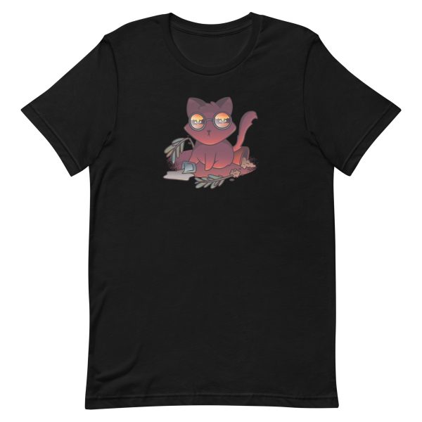 unisex-staple-t-shirt-black-front-6a16f1573d7e8.jpg Catastrophe Cat T-Shirt