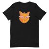 unisex-staple-t-shirt-black-front-6a16f4587259a.jpg Stylish Glasses Cat T-Shirt