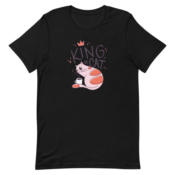 unisex-staple-t-shirt-black-front-6a179c2707997.jpg King of Cat T-Shirt