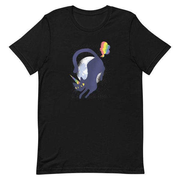 unisex-staple-t-shirt-black-front-6a17adf737ebc.jpg Cat Unicorn T-Shirt