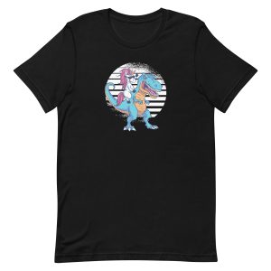 unisex-staple-t-shirt-black-front-6a17aefa8e247.jpg Unicorn T-Rex T-Shirt