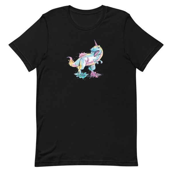 unisex-staple-t-shirt-black-front-6a17b824b8ba7.jpg Unicornsaurus T-Shirt
