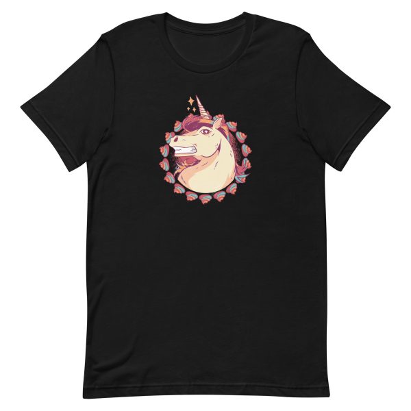 unisex-staple-t-shirt-black-front-6a17fe3eac76b.jpg Unicorn Mullet T-Shirt