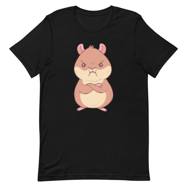 unisex-staple-t-shirt-black-front-6a18109b749d1.jpg Angry Hamster T-Shirt