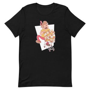 unisex-staple-t-shirt-black-front-6a1811be5aab7.jpg Guy Buying Hamsters T-Shirt